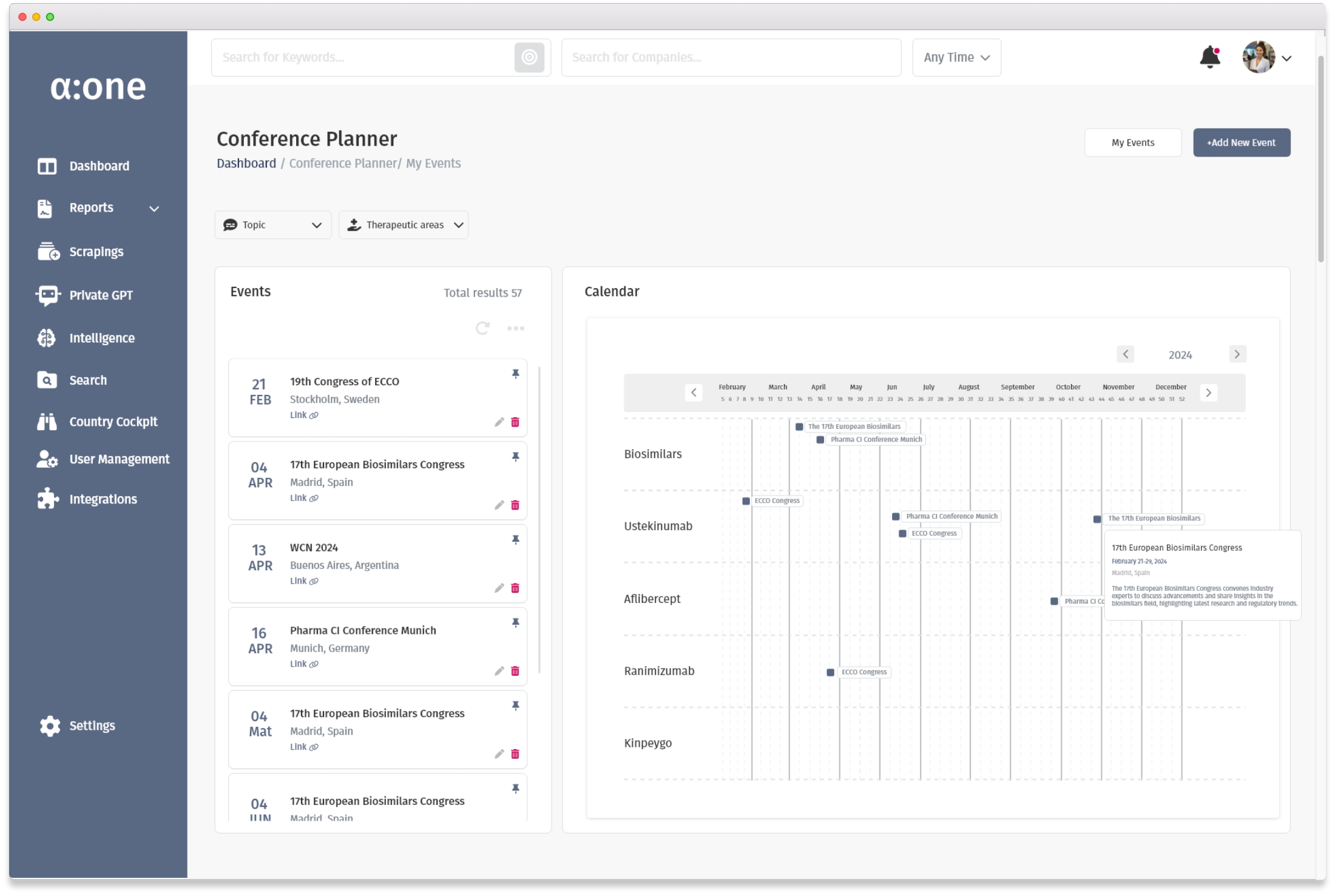 Feature Conference Planner